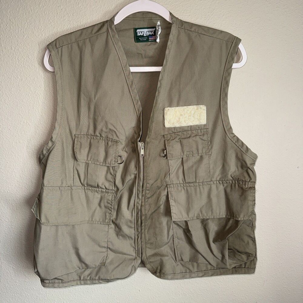 Saftbak Men’s Fishing Vest Beige